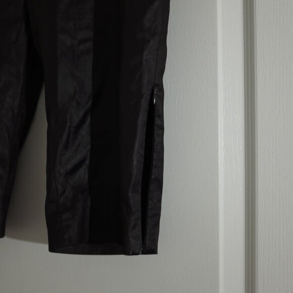 Vestinum officina dark purple faux leather capri Made in Italy - Picture 4 of 10